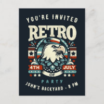 Bewerkbaar 4 juli Onafhankelijkheidsdag BBQ Party