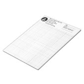 Bewerkbaar Aangepast Rastergrafiek Notitieblok (Schuin)