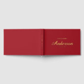 Bewerkbaar Achtergrond Kleur Trouwscript Gastenboek (Volledig)