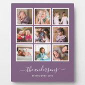 Bewerkbaar achtergrondkleur foto-collage-script fotoplaat (Voorkant)