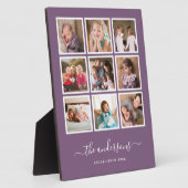 Bewerkbaar achtergrondkleur foto-collage-script fotoplaat (Zijkant)