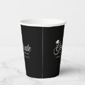 Bewerkbaar Achtergrondkleurentoetsenbord Afstudere Papieren Bekers (Rechts)