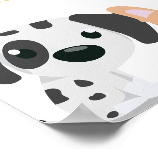 Bewerkbaar Adopteer een Puppy-teken Poster (Hoek)