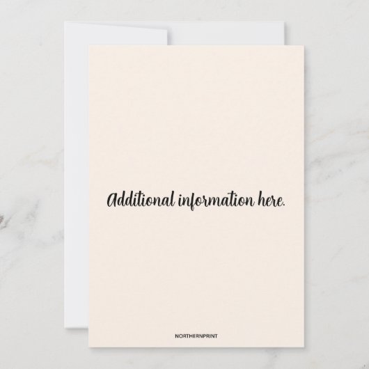 Bewerkbaar Afstudeerfeest Kaart (Achterkant)