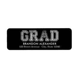  bewerkbaar Afstuderen bewerkbare kleur Etiket