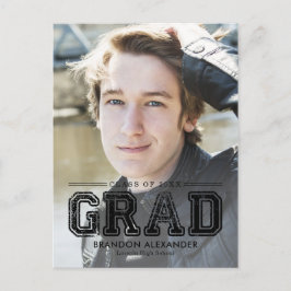  bewerkbaar Afstuderen bewerkbare kleuren Briefkaart