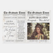 Bewerkbaar Afstuderen Krant Bloemenboeket Inpakpapier Vel (Voorkant)