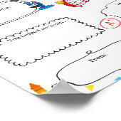 Bewerkbaar alles over mijn docent sjabloon poster (Hoek)