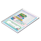 Bewerkbaar Back to School History Notitieboek (Linkerzijde)