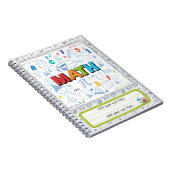 Bewerkbaar Back to School Wiskunde Notitieboek (Rechterzijde)