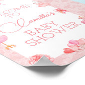 Bewerkbaar Ballerina Party Welkomstbord Poster (Hoek)