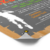 Bewerkbaar basketbal fondsenwervingsflyer poster (Hoek)