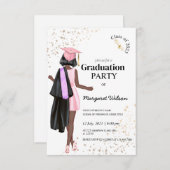 Bewerkbaar begin College Afstuderen Kaart (Voorkant / Achterkant)