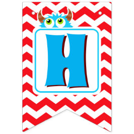 Bewerkbaar bij Banner van Little Monster Bash Part