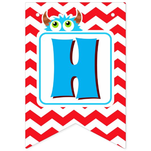 Bewerkbaar bij Banner van Little Monster Bash Part (Tweede vlag)