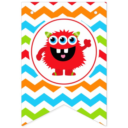 Bewerkbaar bij Banner van Little Monster Bash Part (Eerste vlag)