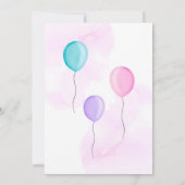 Bewerkbaar Boerderij Meisje Verjaardagsuitnodiging Kaart (Achterkant)