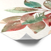 Bewerkbaar Boho Olifant Aqiqah Aqeeqah Poster teke (Hoek)