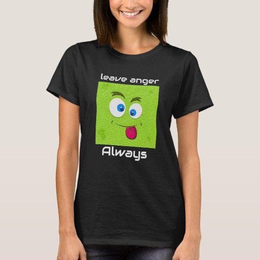 Bewerkbaar cartoon Face Expression T-shirt (Voorkant)