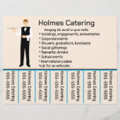 Bewerkbaar Catering Telefoonnummer Flyer (Voorkant)