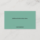 Bewerkbaar Christmas Tree Lot Visitekaartje (Achterkant)