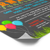 Bewerkbaar cornhole fondsenwervingsflyer poster (Hoek)