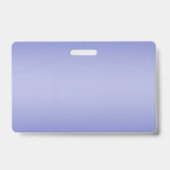 Bewerkbaar Cursief Schrift | Wit & Paarse Violet Badge (Achterkant)