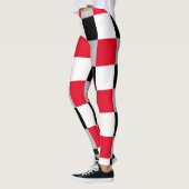 Bewerkbaar dambordpatroon leggings (Links)