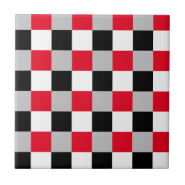 Bewerkbaar dambordpatroon tegeltje