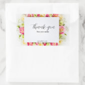 bewerkbaar Dank u Sticker, dank u etiket (Tas)