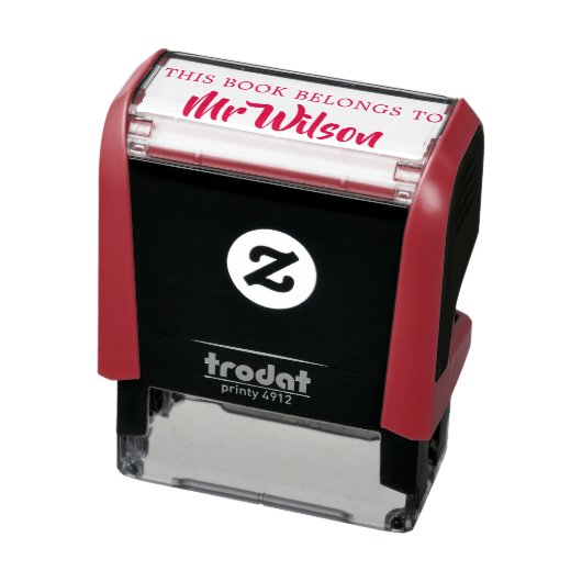 Bewerkbaar Dit boek is van Boekplaat Script Zelfinktende Stempel (Product)