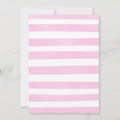 bewerkbaar donut verjaardagsfeestje kaart (Achterkant)