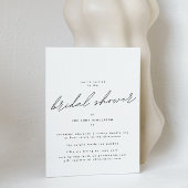 Bewerkbaar Eenvoudig elegant Vrijgezellenfeest Kaart