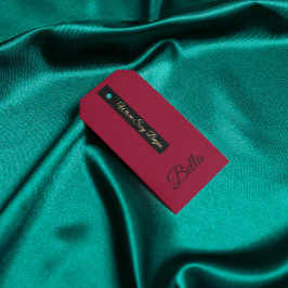Bewerkbaar Elegant Ondergoed Merkdesign Cadeaulabel
