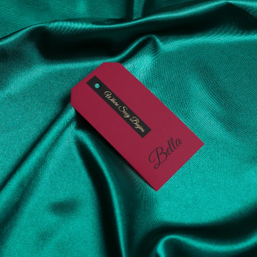 Bewerkbaar Elegant Ondergoed Merkdesign Cadeaulabel