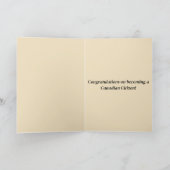 Bewerkbaar folk art esdoorn blad kaart (Binnen)