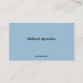 Bewerkbaar Fotojournalist Visitekaartje (Achterkant)