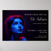 Bewerkbaar Fotomuziekconcert Overweging Sjabloon Poster (Voorkant)