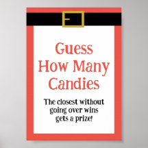 Bewerkbaar Fun Christmas Game Sign