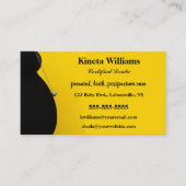 Bewerkbaar gecertificeerd Doula-Visitekaartje Visitekaartje (Voorkant)