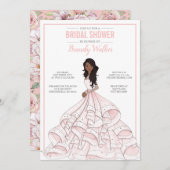 Bewerkbaar Glam Bride Vrijgezellenfeest Kaart (Voorkant / Achterkant)