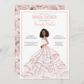 Bewerkbaar Glam Bride Vrijgezellenfeest Kaart (Voorkant / Achterkant)