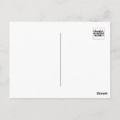 Bewerkbaar glinsterend ontwerp voor Thanksgiving-c Briefkaart (Achterkant)