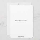 Bewerkbaar Gold Swirl-Lijst Kaart (Achterkant)