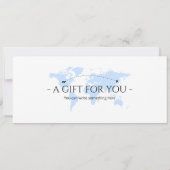 Bewerkbaar Griekenland Boarding Pass Vliegticket Kaart (Achterkant)