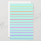 Bewerkbaar groenboek met decoratieve motieven briefpapier (Voorkant / Achterkant)