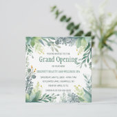 Bewerkbaar groenwerk Grand opening Kaart (Staand voorkant)