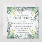 Bewerkbaar groenwerk Grand opening Kaart (Voorkant)