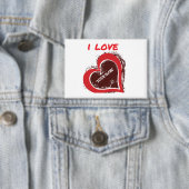 Bewerkbaar Grunge Hart Liefdesontwerp - Voeg Uw Te Button (Insitu)