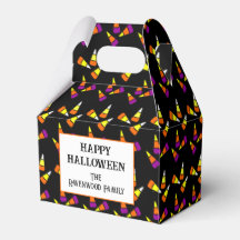 Bewerkbaar Halloween Candy Corn Patroon
